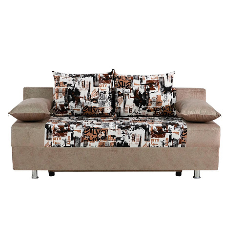 Диван Дели, велюр бежевый