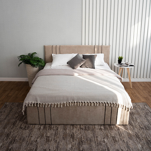 Кровать с подъемным механизмом Леванте 1,8 Бежевый