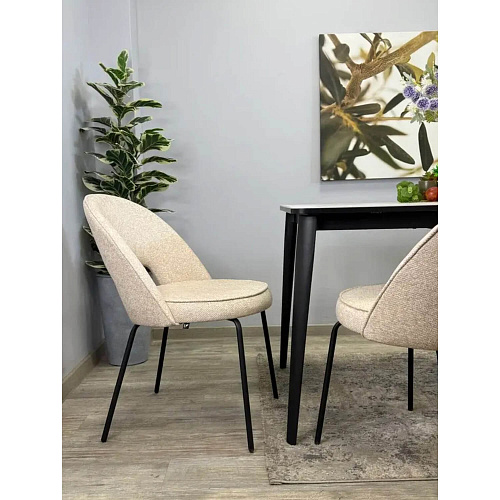 Стул Kenner 179SD черный/бежевый B01