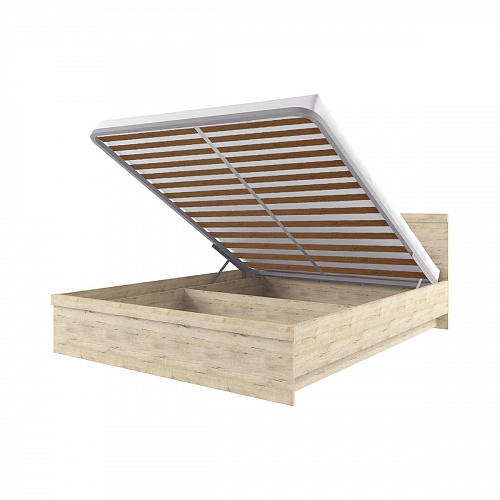 Кровать с подъемным механизмом 160 OSKAR дуб Санремо