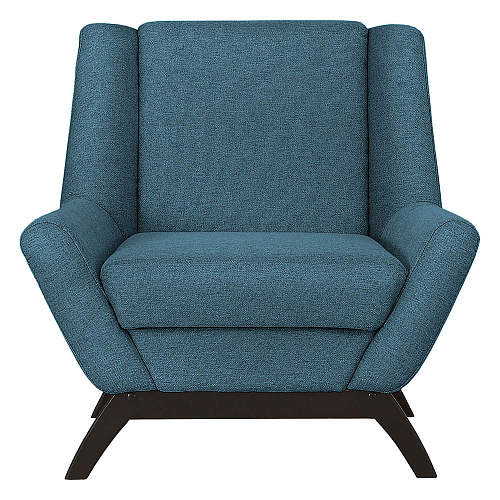 Кресло отдыха Комфорт-10 BRAVO BLUE/Венге