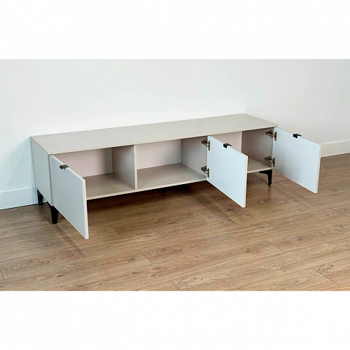 Тумба Рич 2 кашемир/фрапучино матовый/черный