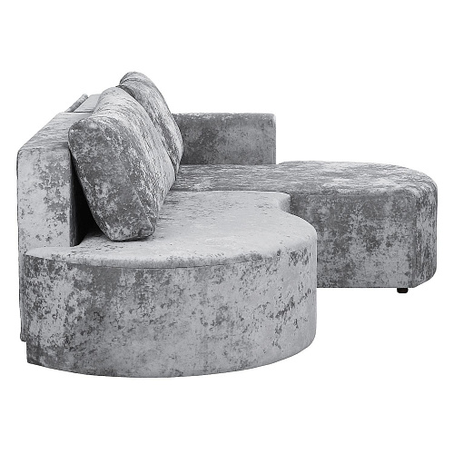 Угловой диван Каир (Левый) PLUSH SILVER