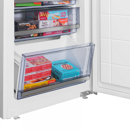 Встраиваемый холодильник MAUNFELD MBF19354NFWGR LUX Inverter