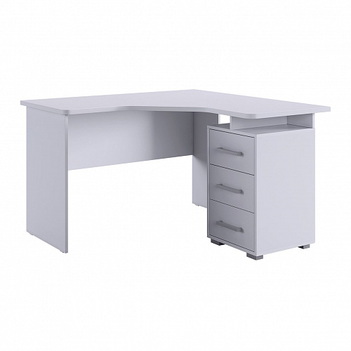 Стол компьютерный Лайт-2 1200 угловой белый