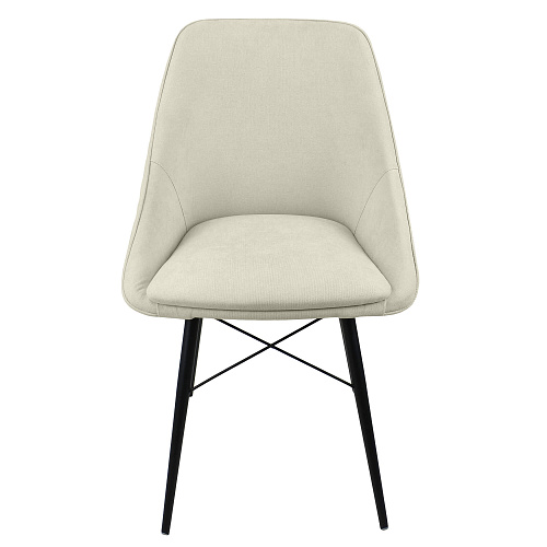 Стул Монти ST Люкс черный муар/Канди крем