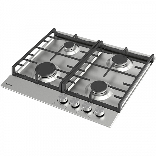 Встраиваемая варочная панель газовая EVELUX HEG 600 X