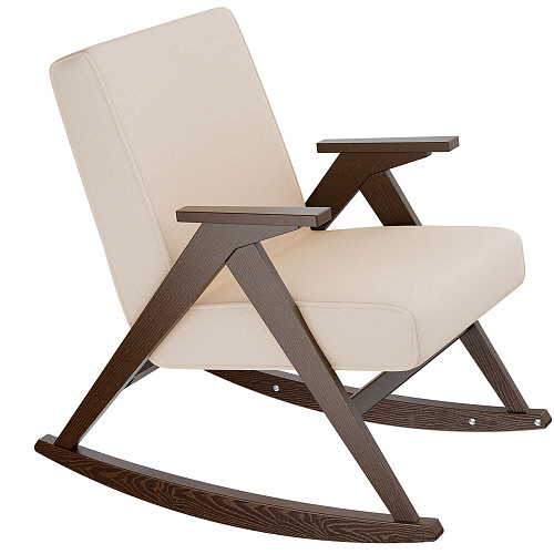 Кресло-качалка Вест орех антик шпон/Maxx 100