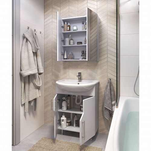 Тумба под раковину Turin 600-2-0 с умывальником