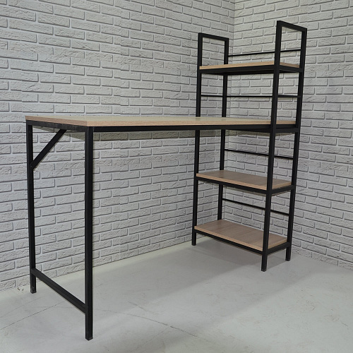 Стол письменный лофт DQ 1200х480 Work Loft дуб табачный