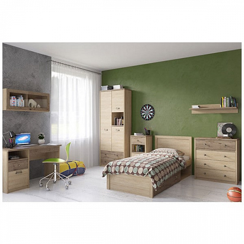 Комод 4S/D1 DIESEL дуб мадура/веллингтон