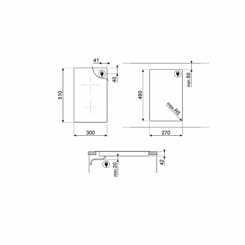 Варочная поверхность SMEG SE232TD2