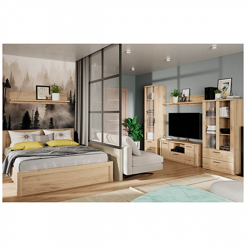 Полка навесная DOORSET BT Дуб наварра