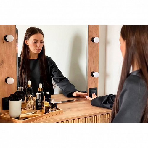 Туалетный столик Адам дуб крафт золотой