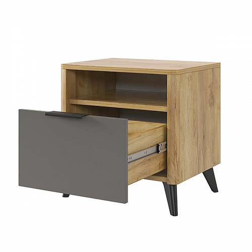 Спальный гарнитур Адам К2 дуб крафт золотой/графит