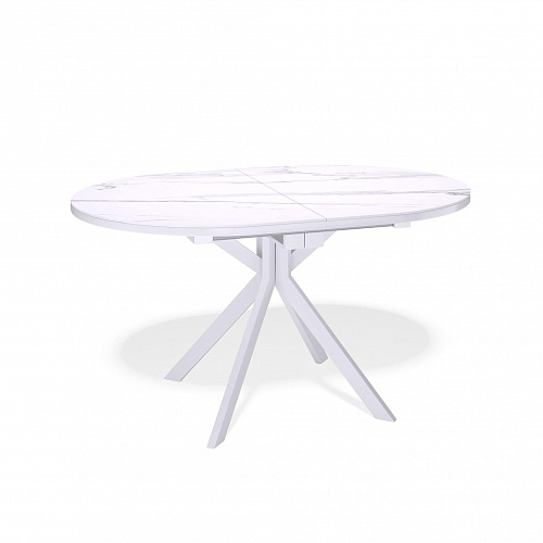 Стол обеденный Kenner DO1300 белый/керамика белая