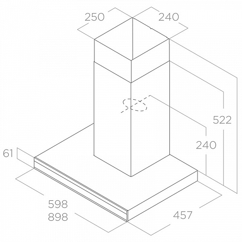 Вытяжка ELICA ADELE @ BLMAT/A/90-PRF0199699