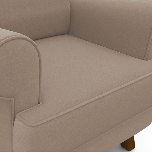 Кресло отдыха Комфорт-2 CATANIA LATTE/Орех