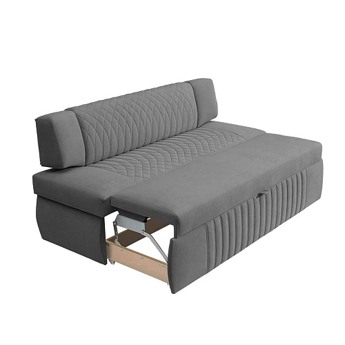 Кухонный диван Леонардо 183 Мелисса 34 Серый