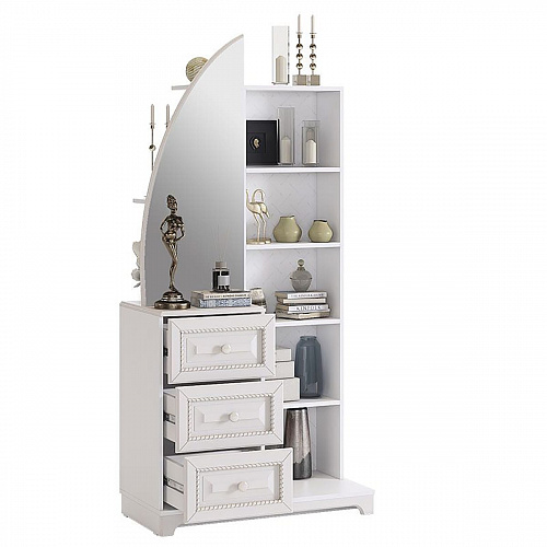 Спальный гарнитур Белла К2 белый/джелато софт