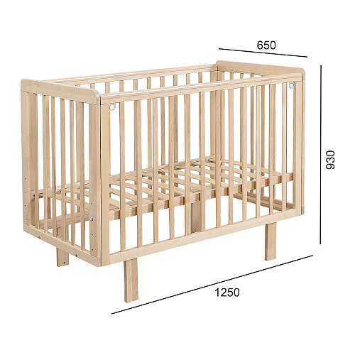 Кровать детская Соня КМ.014.01-032 Бесцветный (Лак)