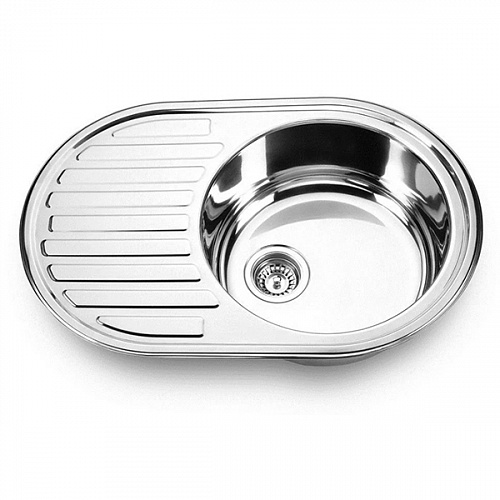 Мойка врезная 770х500 (толщина 0,6, глубина 160)