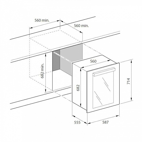 Винный шкаф ELICA PRF0191774