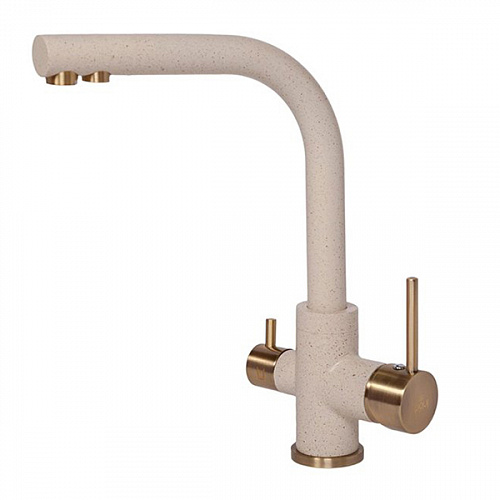 Смеситель для кухни высокий в цвет мойки Paulmark Ho213011