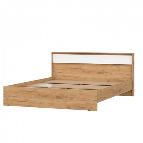 Кровать Некст 1 1600х2000 Дуб Золотой/Белый