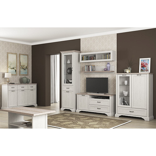 Комод 3D3S MONAKO Сосна винтаж/дуб анкона