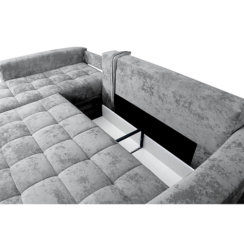 Угловой диван Бремен Тиффани серый