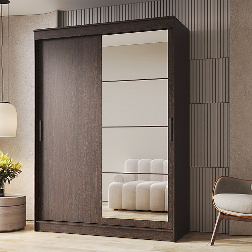 Шкаф-купе ГРАНД 1 1,6 Венге/Зеркало/Венге