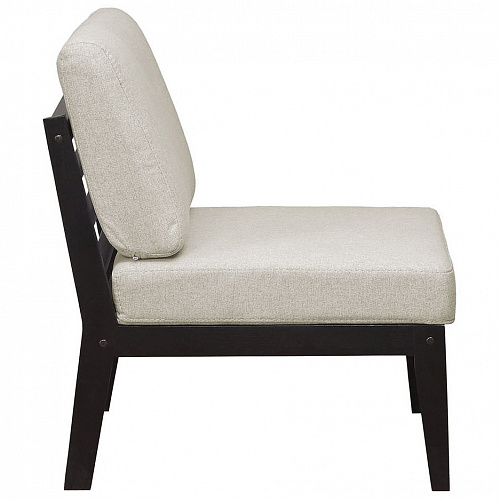 Кресло массив мягкое UNO CREAM/Венге