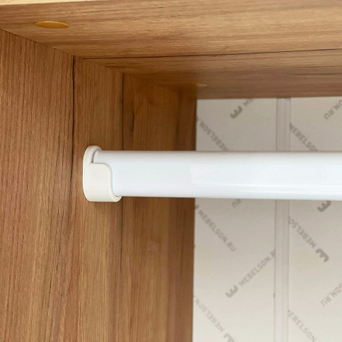 Шкаф двухдверный Адам дуб крафт золотой/белое дерево