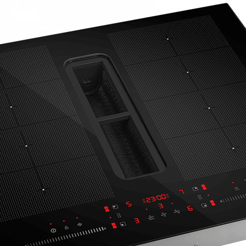 Встраиваемая индукционная панель с интегрированной вытяжкой MAUNFELD MIHC604SF2BK