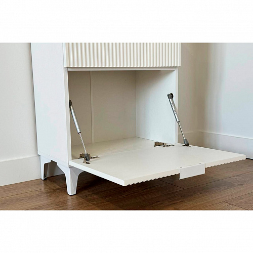 Комод Зефир белое дерево/белый (эмаль)