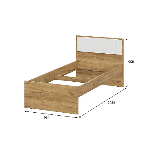 Набор Милан Дуб золотой/Белый матовый