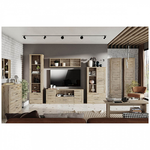 Тумба DOORSET 2D4S Дуб наварра