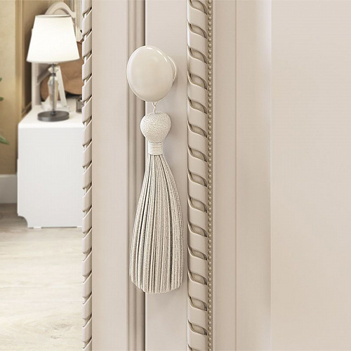 Шкаф 4-створчатый Белла белый/джелато софт