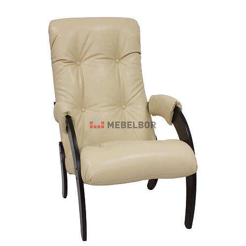 Кресло для отдыха Модель 61 венге/ Polaris Beige