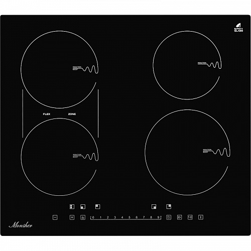 Встраиваемая индукционная  варочная панель MONSHER MHI 6112