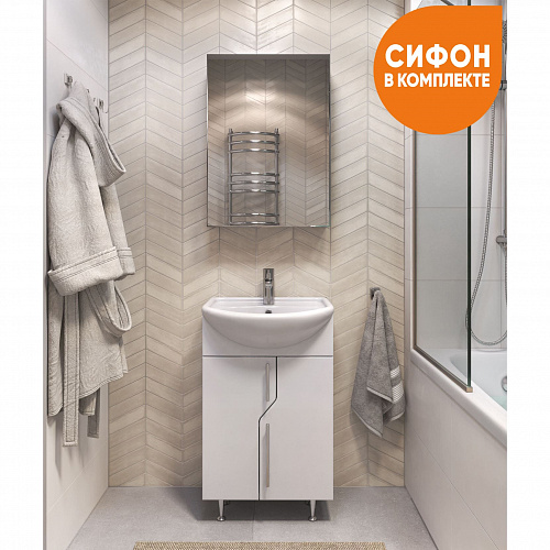 Тумба под раковину Turin 500-2-0 с умывальником