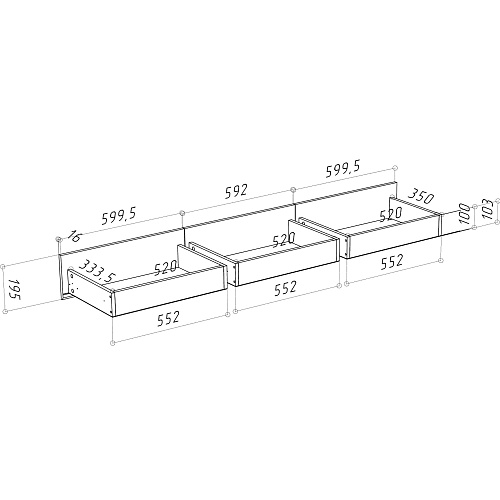 Тумба НК DIEGO ТВ-180 Кашемир
