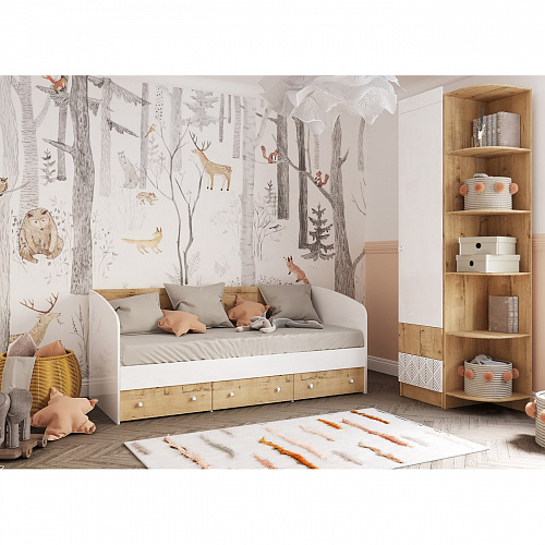 Стеллаж Сканди Дуб Бунратти