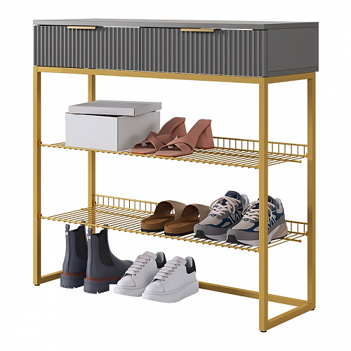 Обувница Классная 1 графит/золото