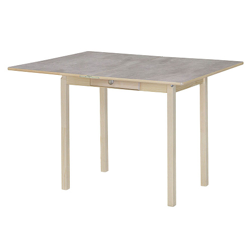 Стол обеденный раскладной ПН Бесцветный/Бетао матовый