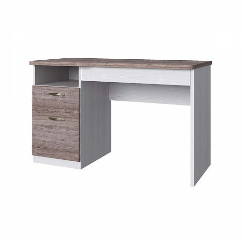 Стол письменный OLIVIA Вудлайн крем/дуб анкона