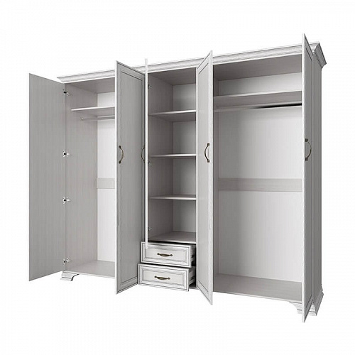 Шкаф 5DG2S Z TIFFANY Вудлайн кремовый