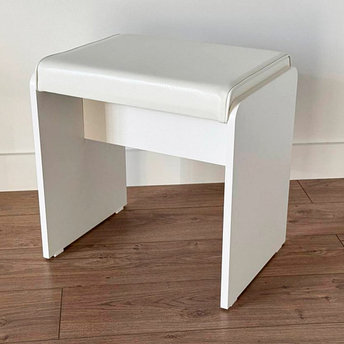 Пуф Гламур белый