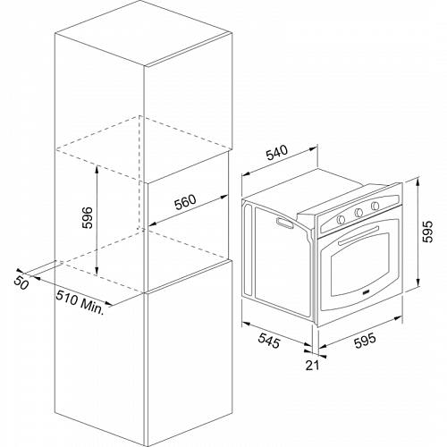 Духовой шкаф Franke FCO 86 H MB 116.0696.543